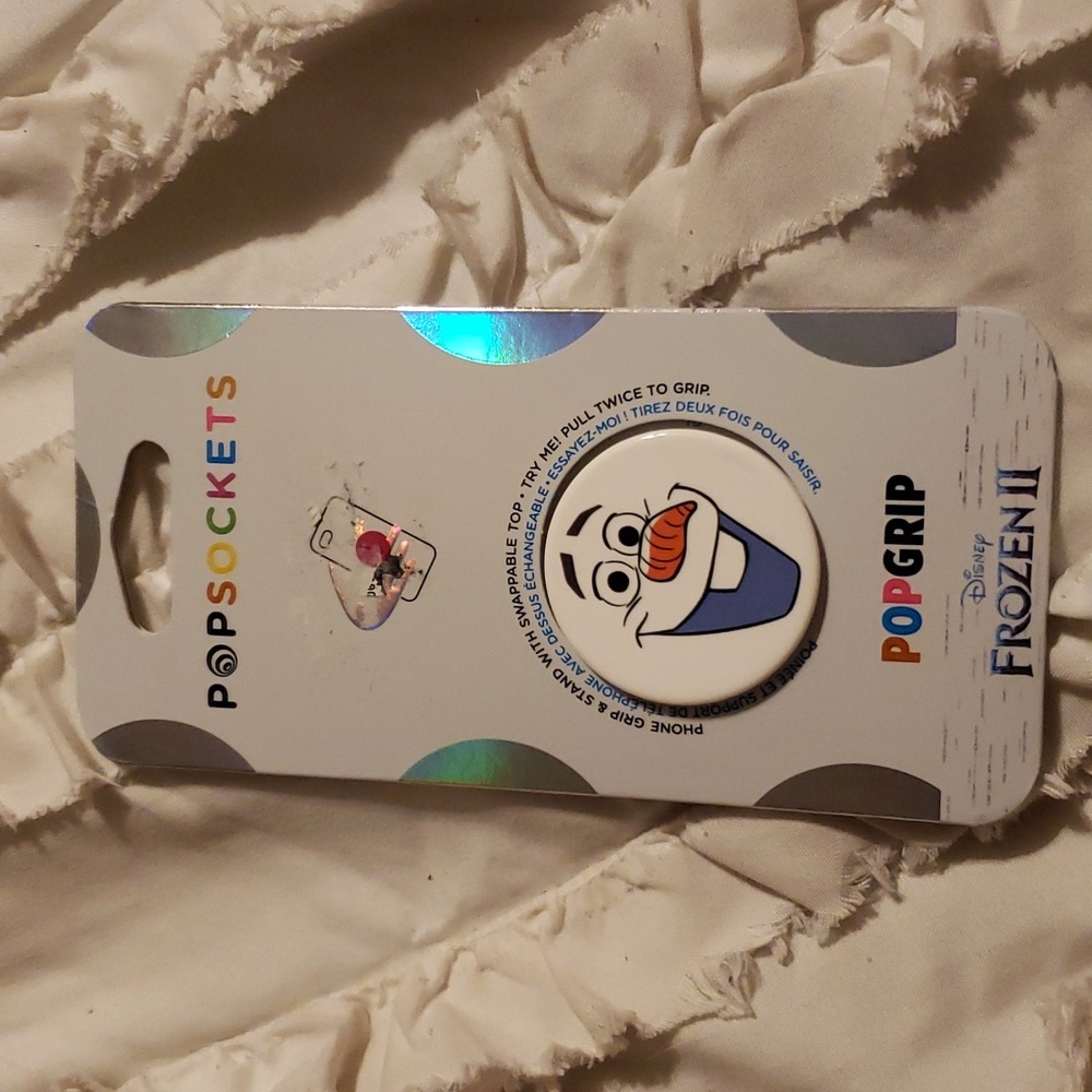 OLAF the snowman pop grip from frozen 2 popsockets NWT